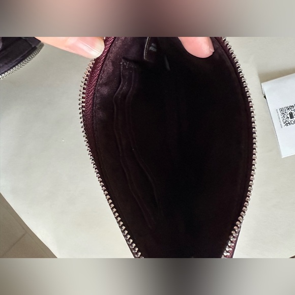 Coach Maroon Wristlet. NWT - Picture 6 of 6